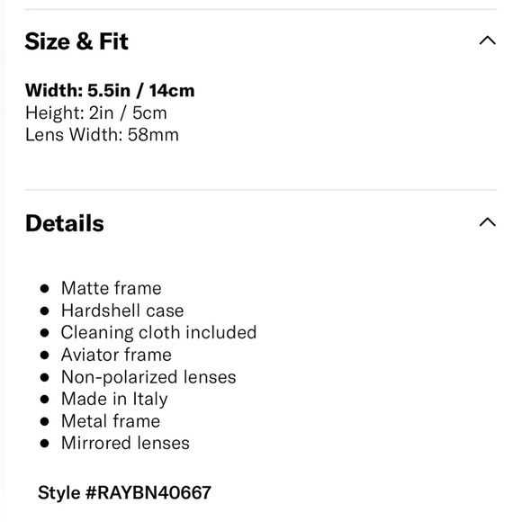 Rayban Classic Mirror Aviators in Pink. - Picture 7 of 8